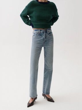 NEW PISTOLA Cassie Super High Rise Straight Jeans Bramble